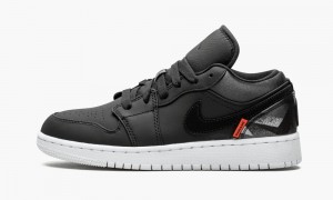 Nike Air Jordan 1 Low BG 'PSG - Paris Saint Germain' Schoenen Kinderen Zwart Rood Nederland | 476108-XKI