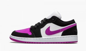 Nike Air Jordan 1 Low 'Black/ Cactus Flower' Schoenen Dames Zwart Bloemen Wit Nederland | 172394-FUB