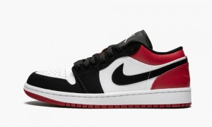 Nike Air Jordan 1 Low 'Black Neus' Schoenen Heren Wit Zwart Nederland | 019236-FYH