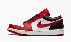 Nike Air Jordan 1 Low 'Bulls' Schoenen Heren Zwart Wit Rood Nederland | 561783-YAP
