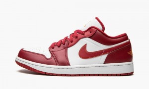 Nike Air Jordan 1 Low 'Cardinal Red' Schoenen Heren Rood Diepgeel Wit Nederland | 156928-KCO