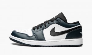 Nike Air Jordan 1 Low 'Dark Teal' Schoenen Heren Donkerblauw Zwart Nederland | 046783-YVI
