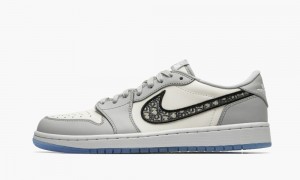 Nike Air Jordan 1 Low 'Dior' Schoenen Heren Grijs Nederland | 027968-VBY