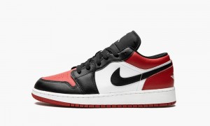 Nike Air Jordan 1 Low GS 'Bred Neus' Schoenen Kinderen Rood Wit Zwart Nederland | 350274-IWC