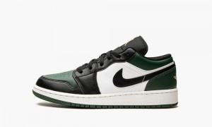 Nike Air Jordan 1 Low GS 'Green Neus' Schoenen Kinderen Groen Wit Zwart Nederland | 517293-ZPL