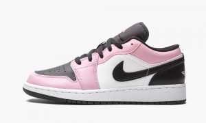 Nike Air Jordan 1 Low GS 'Light Arctic Pink' Schoenen Kinderen Roze Zwart Wit Nederland | 270643-BQN