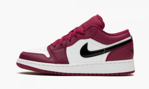 Nike Air Jordan 1 Low (GS) 'Noble Red' Schoenen Kinderen Rood Zwart Wit Nederland | 891532-LZG