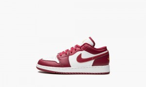 Nike Air Jordan 1 Low (GS) Schoenen Kinderen Rood Diepgeel Nederland | 856173-ORQ