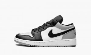 Nike Air Jordan 1 Low GS 'Shadow Neus' Schoenen Kinderen Lichtgrijs Zwart Wit Nederland | 467953-UCD