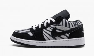 Nike Air Jordan 1 Low GS 'Zebra' Schoenen Kinderen Zwart Wit Nederland | 264137-ERY