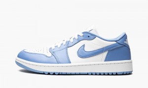 Nike Air Jordan 1 Low G 'Golf - UNC' Schoenen Heren Wit Blauw Nederland | 085976-JQK
