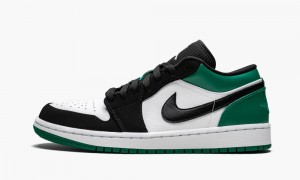 Nike Air Jordan 1 Low 'Mystic Green' Schoenen Heren Wit Zwart Groen Nederland | 623951-CPW
