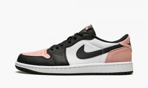 Nike Air Jordan 1 Low OG 'Bleached Coral' Schoenen Heren Zwart Koraal Wit Nederland | 538209-CXM