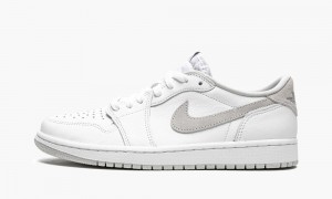 Nike Air Jordan 1 Low OG 'Neutrale Grey' Schoenen Heren Wit Grijs Nederland | 154396-GIN