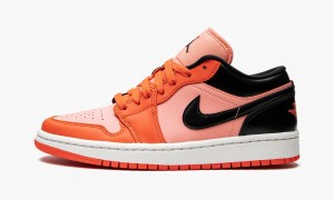 Nike Air Jordan 1 Low 'Orange Black' Schoenen Dames Oranje Zwart Nederland | 941025-YFJ
