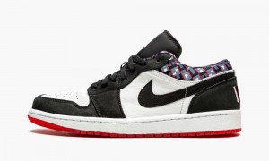 Nike Air Jordan 1 Low Q54 'Quai 54' Schoenen Heren Wit Zwart Rood Nederland | 083165-FXN