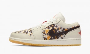 Nike Air Jordan 1 Low 'Quai 54' Schoenen Heren Oranje Bruin Nederland | 490185-VJT