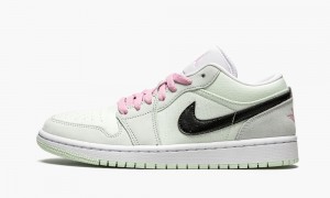 Nike Air Jordan 1 Low SE 'Barely Green' Schoenen Dames Groen Zwart Nederland | 473186-CUE