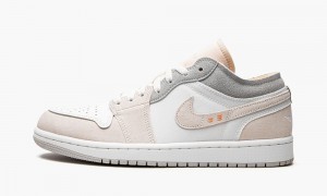 Nike Air Jordan 1 Low SE Craft 'Inside Out' Schoenen Heren Wit Grijs Nederland | 793615-DNG
