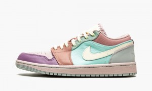 Nike Air Jordan 1 Low SE 'Easter Pastel' Schoenen Heren Roze Paars Blauw Nederland | 579184-IOK