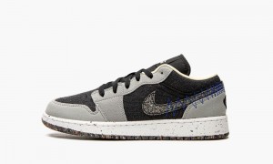 Nike Air Jordan 1 Low SE GS 'Crater' Schoenen Kinderen Lichtgrijs Zwart Nederland | 513872-ZST