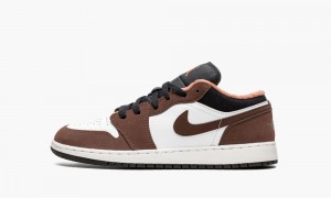 Nike Air Jordan 1 Low SE (GS) Schoenen Kinderen Chocola Rood Nederland | 765821-XLH