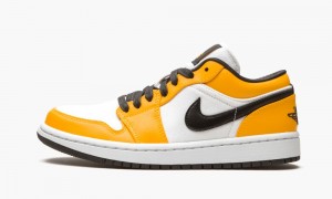 Nike Air Jordan 1 Low SE 'Laser Orange' Schoenen Dames Wit Oranje Zwart Nederland | 192457-NYU