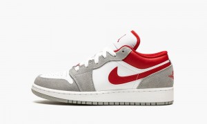 Nike Air Jordan 1 Low SE 'Smoke Grey Gym Red' Schoenen Kinderen Grijs Rood Wit Nederland | 847016-MIY