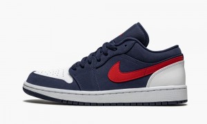 Nike Air Jordan 1 Low SE 'USA' Schoenen Heren Donkerblauw Rood Wit Nederland | 285640-API