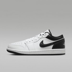 Nike Air Jordan 1 Low Schoenen Dames Wit Zwart Nederland | 563724-NQT