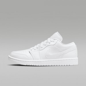 Nike Air Jordan 1 Low Schoenen Heren Wit Nederland | 439608-OYR