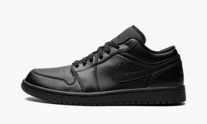 Nike Air Jordan 1 Low Schoenen Heren Zwart Nederland | 654017-MDP