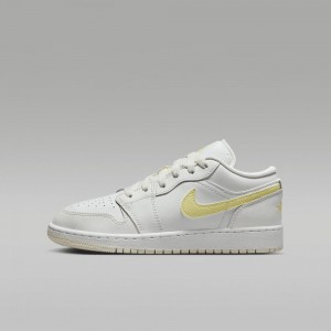Nike Air Jordan 1 Low Schoenen Kinderen Wit Nederland | 134520-FKP
