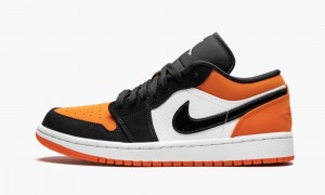 Nike Air Jordan 1 Low 'Shattered Backboard' Schoenen Heren Zwart Wit Oranje Nederland | 467825-SBI