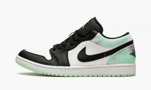 Nike Air Jordan 1 Low 'Tie-Dye' Schoenen Heren Zwart Wit Blauw Nederland | 527986-RND