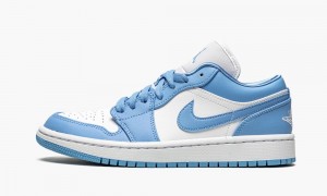 Nike Air Jordan 1 Low 'UNC' Schoenen Dames Blauw Wit Nederland | 352016-HKA