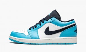 Nike Air Jordan 1 Low 'UNC' Schoenen Heren Wit Blauw Obsidian Nederland | 709518-DGU