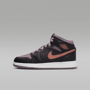 Nike Air Jordan 1 MID SE Schoenen Kinderen Paars Nederland | 851936-NLI