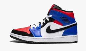 Nike Air Jordan 1 MID 'Top 3' Schoenen Heren Blauw Nederland | 654297-DIO