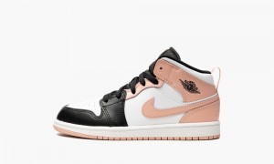 Nike Air Jordan 1 Mid PS 'Arctic Orange' Schoenen Kinderen Wit Oranje Zwart Nederland | 843672-YVR