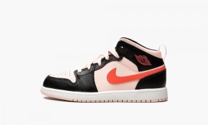 Nike Air Jordan 1 Mid (PS) Schoenen Kinderen Zwart Nederland | 063185-DWO
