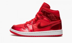 Nike Air Jordan 1 Mid 'Pomegranate' Schoenen Dames Rood Bordeaux Nederland | 509148-ISL