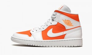 Nike Air Jordan 1 Mid SE 'Bright Citrus' Schoenen Dames Lichtoranje Wit Nederland | 526081-KRV