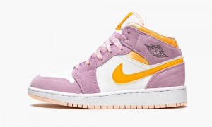 Nike Air Jordan 1 Mid SE GS 'Arctic Pink' Schoenen Kinderen Roze Goud Nederland | 287931-GVD
