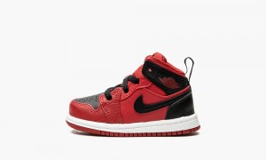 Nike Air Jordan 1 Mid (TD) 'Gym Red' Schoenen Kinderen Rood Zwart Wit Nederland | 650179-ZTX