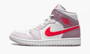 Nike Air Jordan 1 Mid 'Valentine’s Day 2022' Schoenen Dames Wit Roze Rood Nederland | 269150-HZS