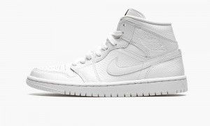 Nike Air Jordan 1 Mid 'White Snakeskin' Schoenen Dames Wit Nederland | 403715-BRQ