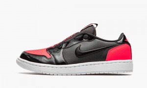 Nike Air Jordan 1 RET LOW SLIP Schoenen Dames Lichtrood Zwart Wit Nederland | 846759-HJT