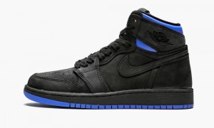 Nike Air Jordan 1 Ret Hi OG Q54 BG 'Quai 54' Schoenen Kinderen Zwart Blauw Nederland | 398642-EKQ
