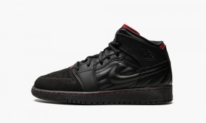 Nike Air Jordan 1 Retro 99 GS 'Bred Jordan 14' Schoenen Kinderen Zwart Rood Nederland | 147862-GIM
